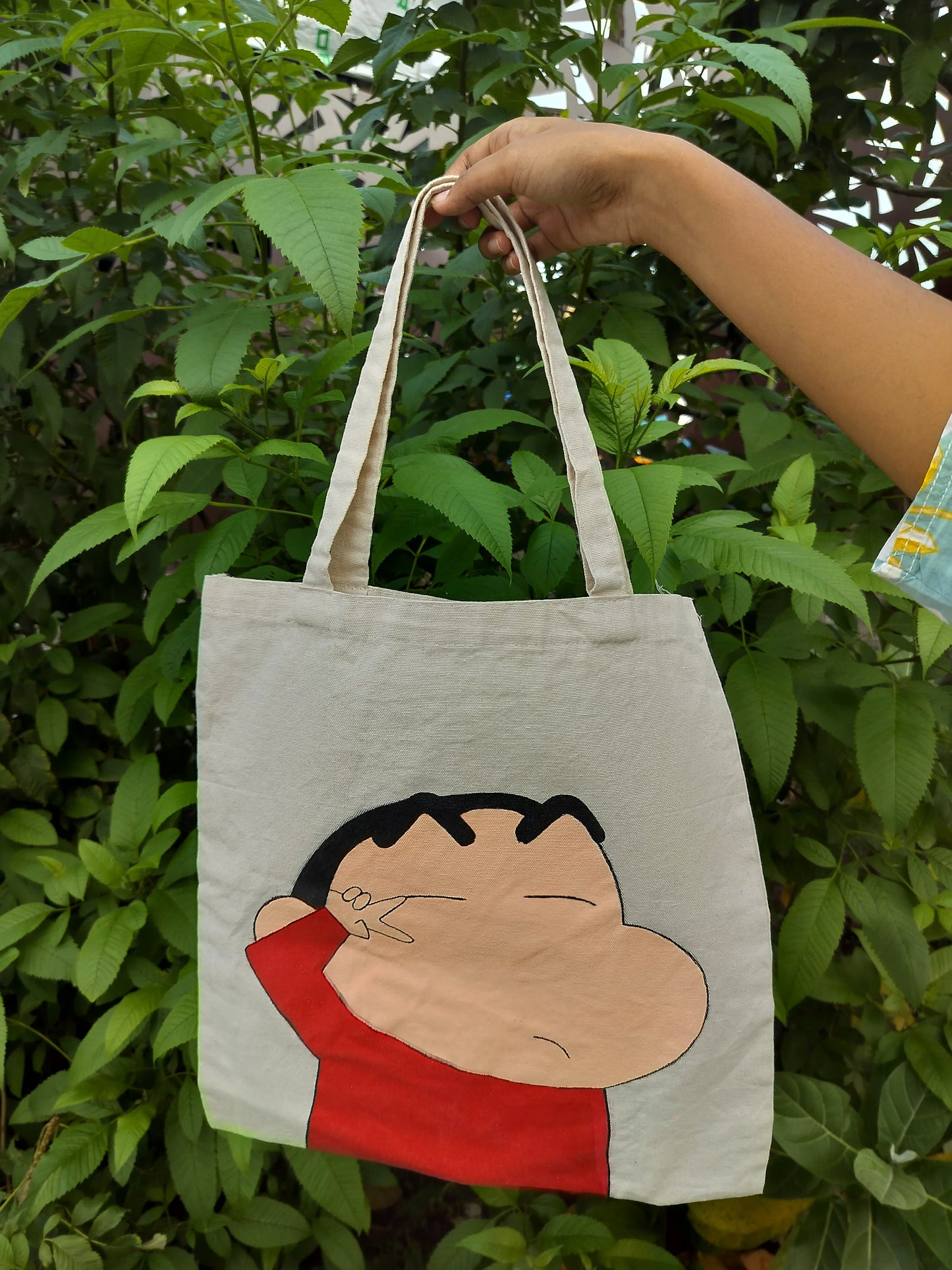 🖌️✨ Shinchan Tote Bag 🌼