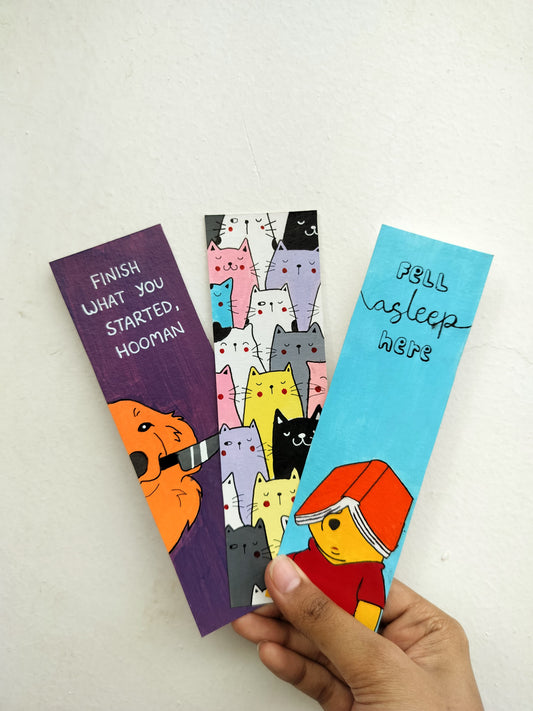 🐾 Cute Animal Bookmarks 🐱🐻📚