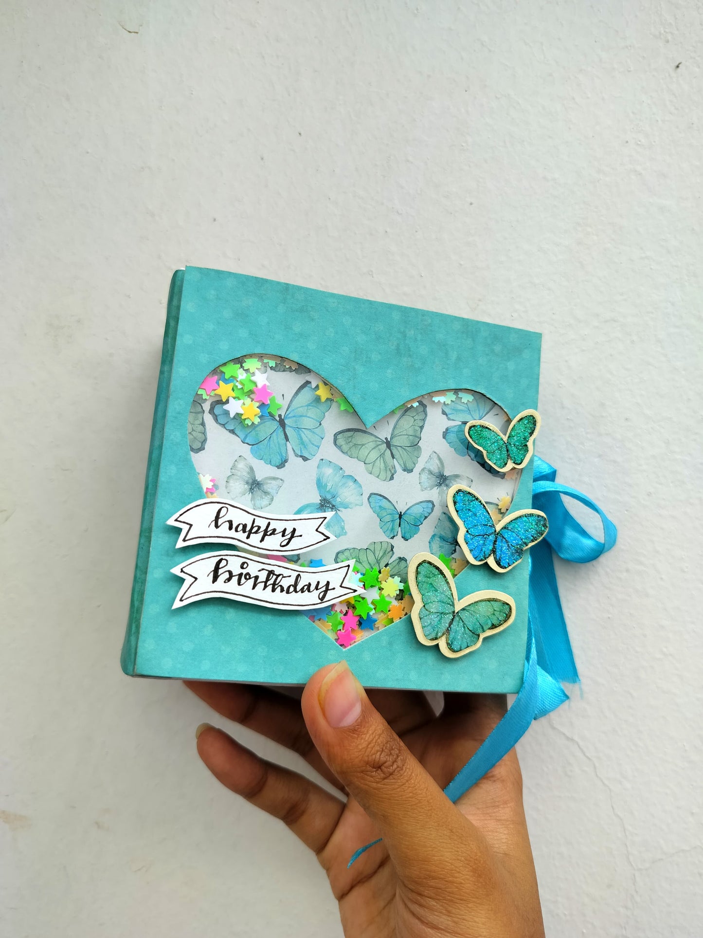 🎂 DIY Memory-Fill Birthday Card – Handmade 🎈✨