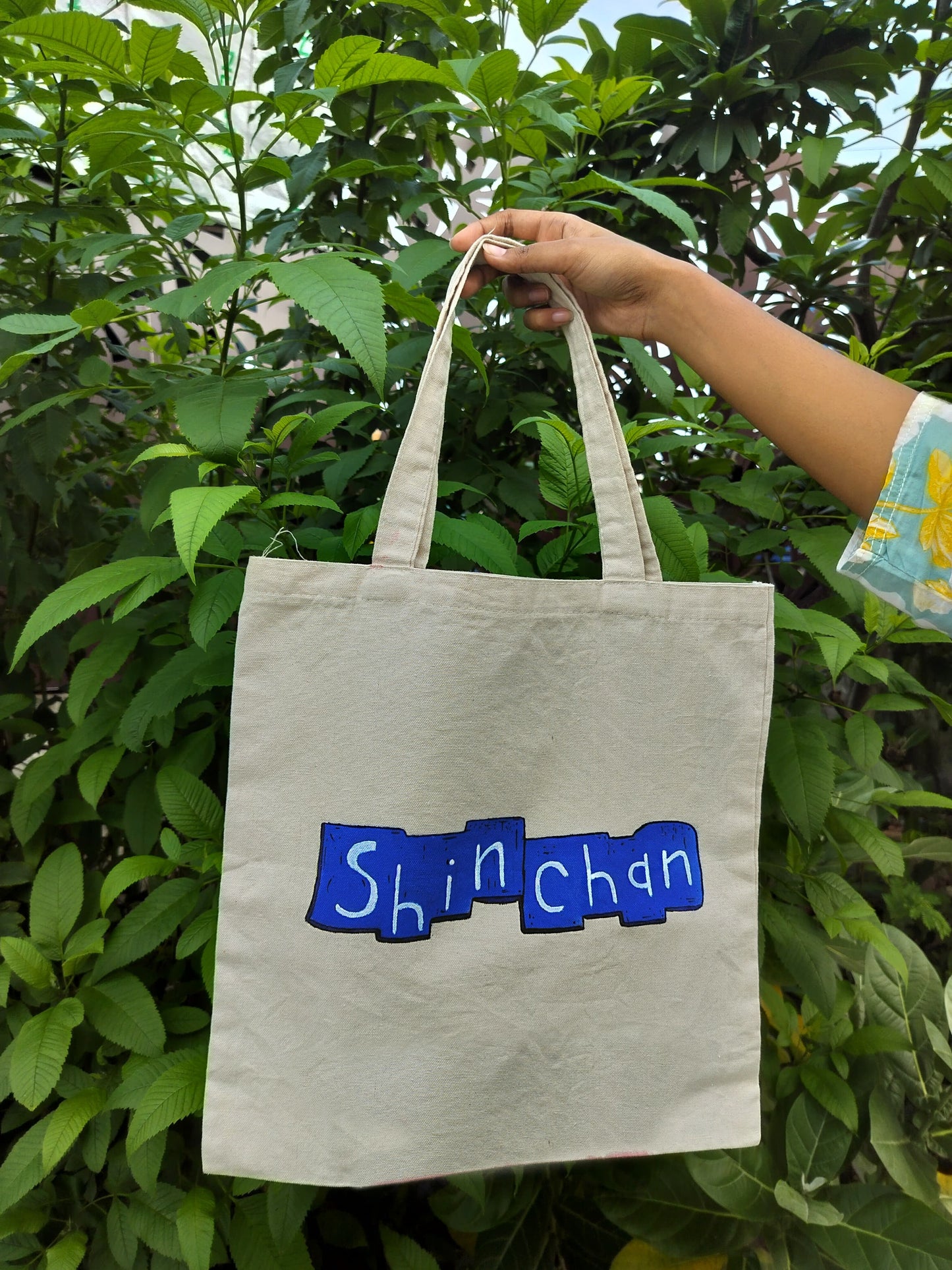 🖌️✨ Shinchan Tote Bag 🌼