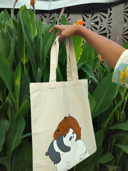 🖌️🐻 We Bare Bears Tote Bag ✨